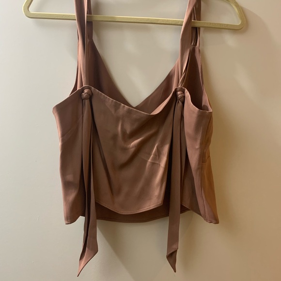 Silk tank top. Slightly cropped. - Picture 2 of 2